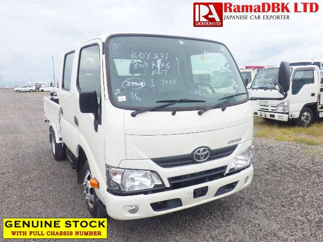 Japanese Used TOYOTA DYNA TRUCK CREW CAB 2018 TRUCK 50858 for Sale