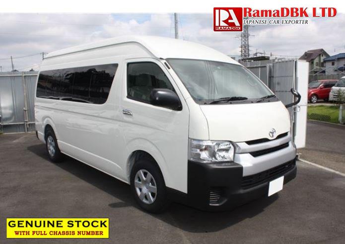 Japanese Used Toyota Hiace Commuter Gl 2016 Van Minivan